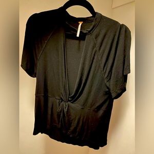 Free people black shirt